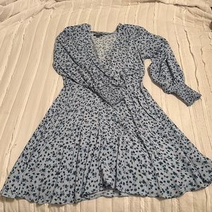 Blue, Floral, Wild Fable, Target brand, Midi dress.